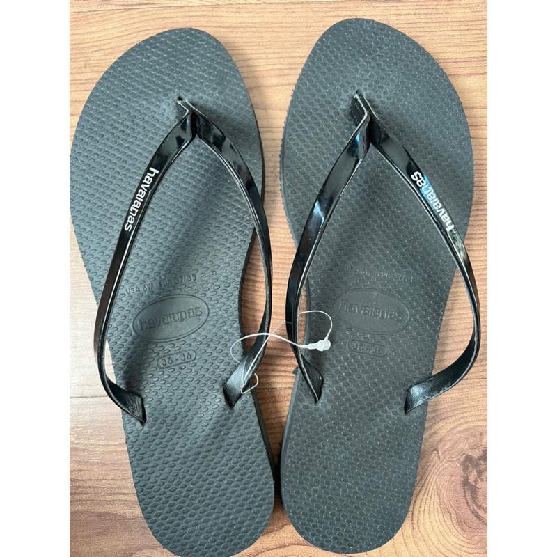 《快速出貨 免運 現貨》巴西 havaianas 哈瓦仕 金屬感 You Metallic 細帶亮面 彩虹帶 人字拖正品-細節圖7