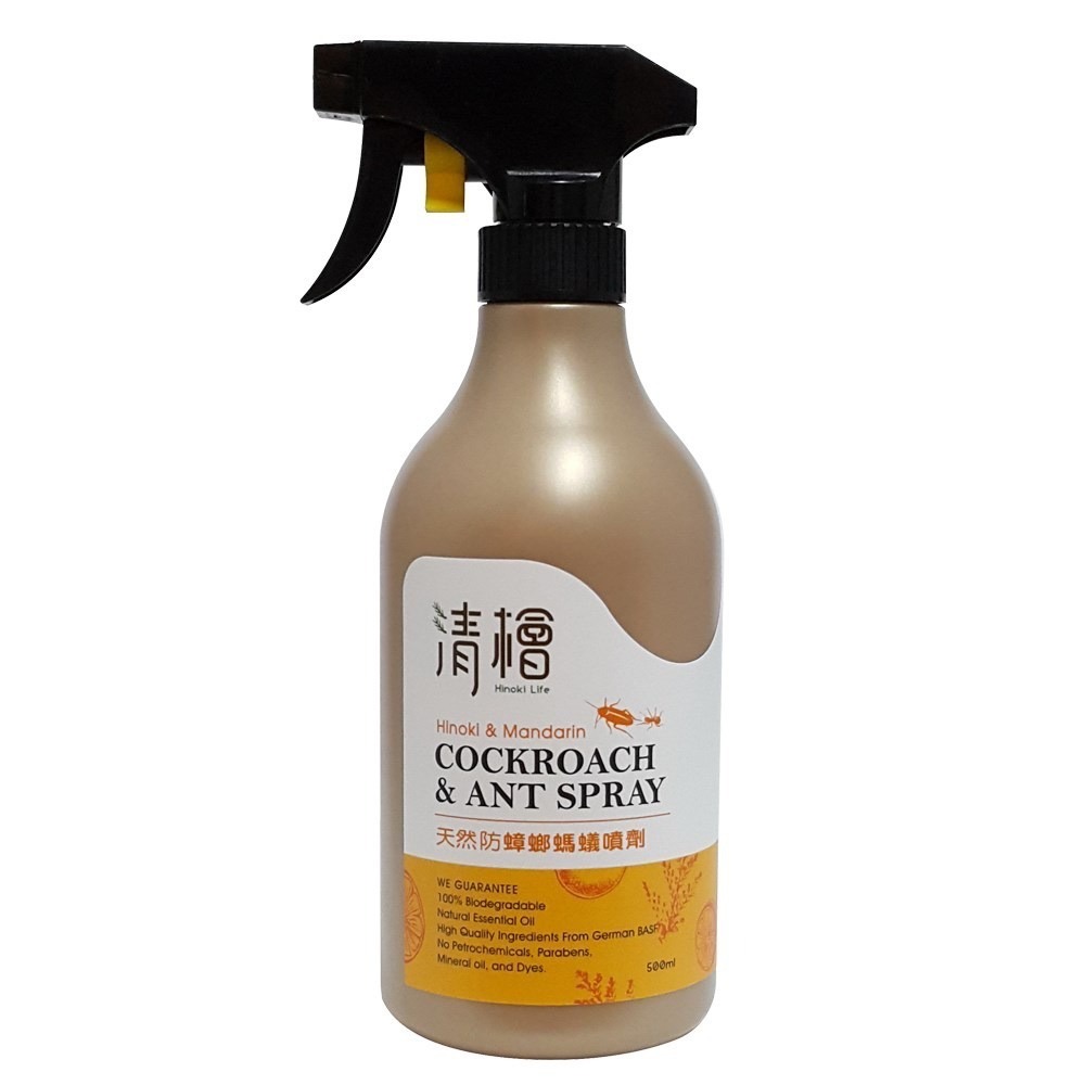 天然防蟑螂螞蟻噴劑500ml/瓶 Hinoki Life 清檜系列  台灣製造-規格圖7