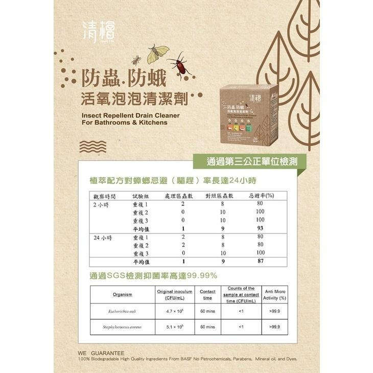 《快速出貨  現貨》防蟲防蛾活氧泡泡清潔劑750g/盒  清檜生活 Hinoki Life 台灣製-細節圖4