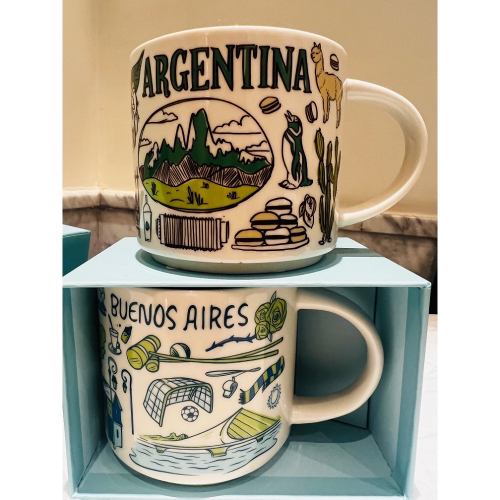 星巴克城市杯 布宜諾斯艾利斯 阿根廷 Starbucks been there系列 414ml-細節圖4