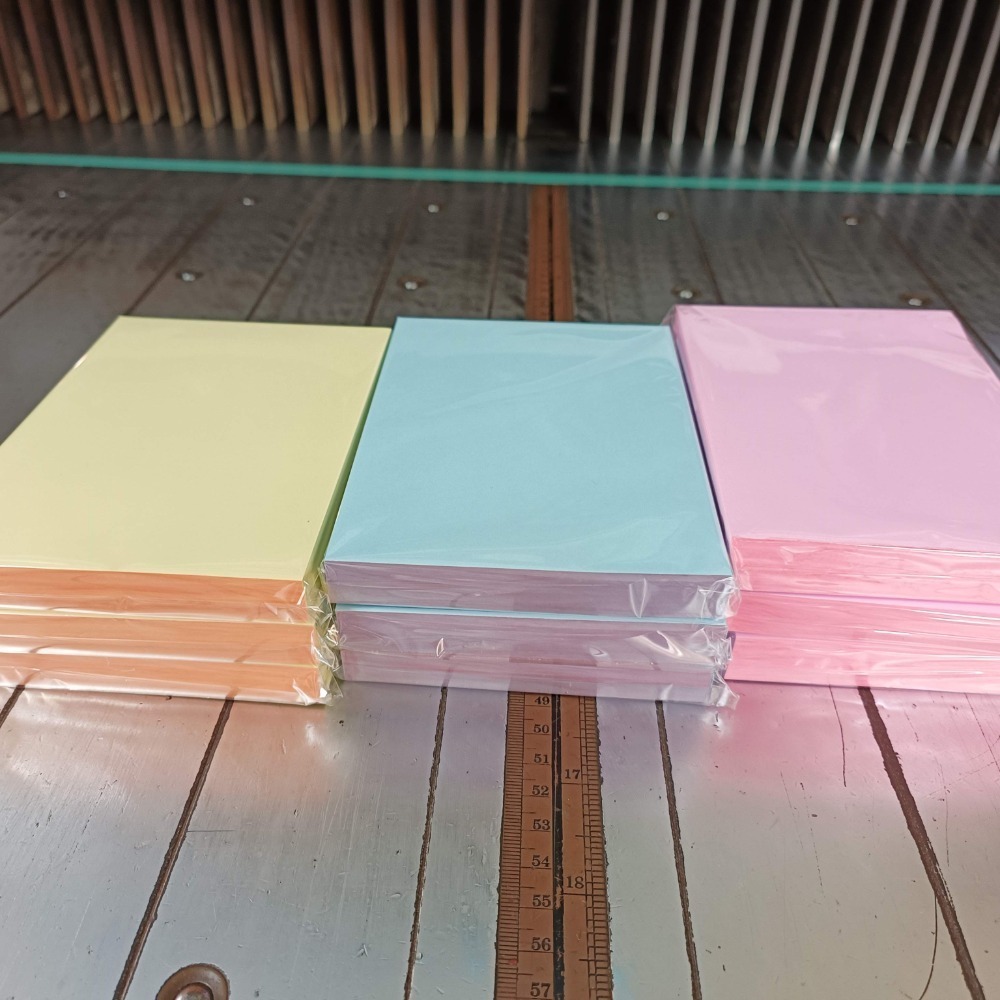 便條紙 計算紙 記事本 糊頭本 memo 畫畫紙 短邊黏頭設計 粉色紙/黃色紙/藍色紙/綠色紙-細節圖2