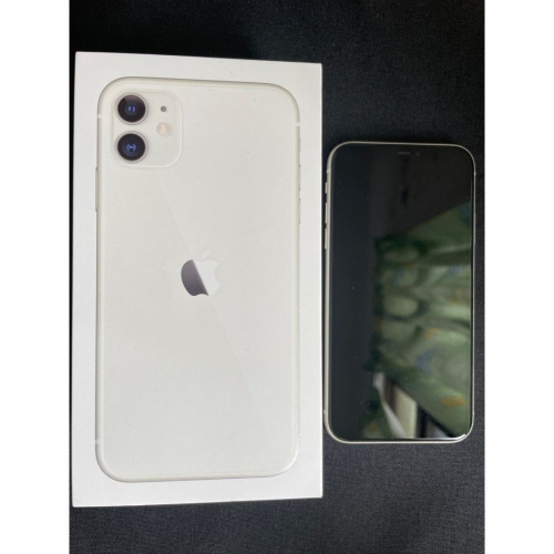 【耳朵掉了。】免運 蘋果 原廠 Apple iPhone 11 128G 白色 單機 近全新 手機 面交 附保護殼