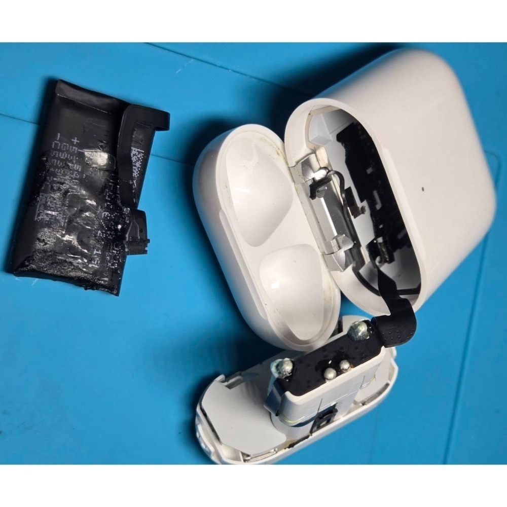 【耳朵掉了】挑戰最低價 維修任何問題 Apple 蘋果 AirPods 1代/2代 充電盒 不充電 斷連 金屬鏽蝕 維修-細節圖3