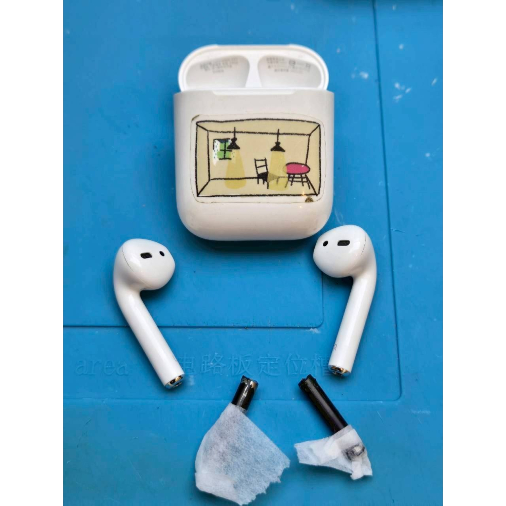 快速維修✈️免費清潔🛁 Airpods 1 2 代更換電池 雙耳更換$850 含充電盒$1400 現場維修 50分可帶-細節圖3