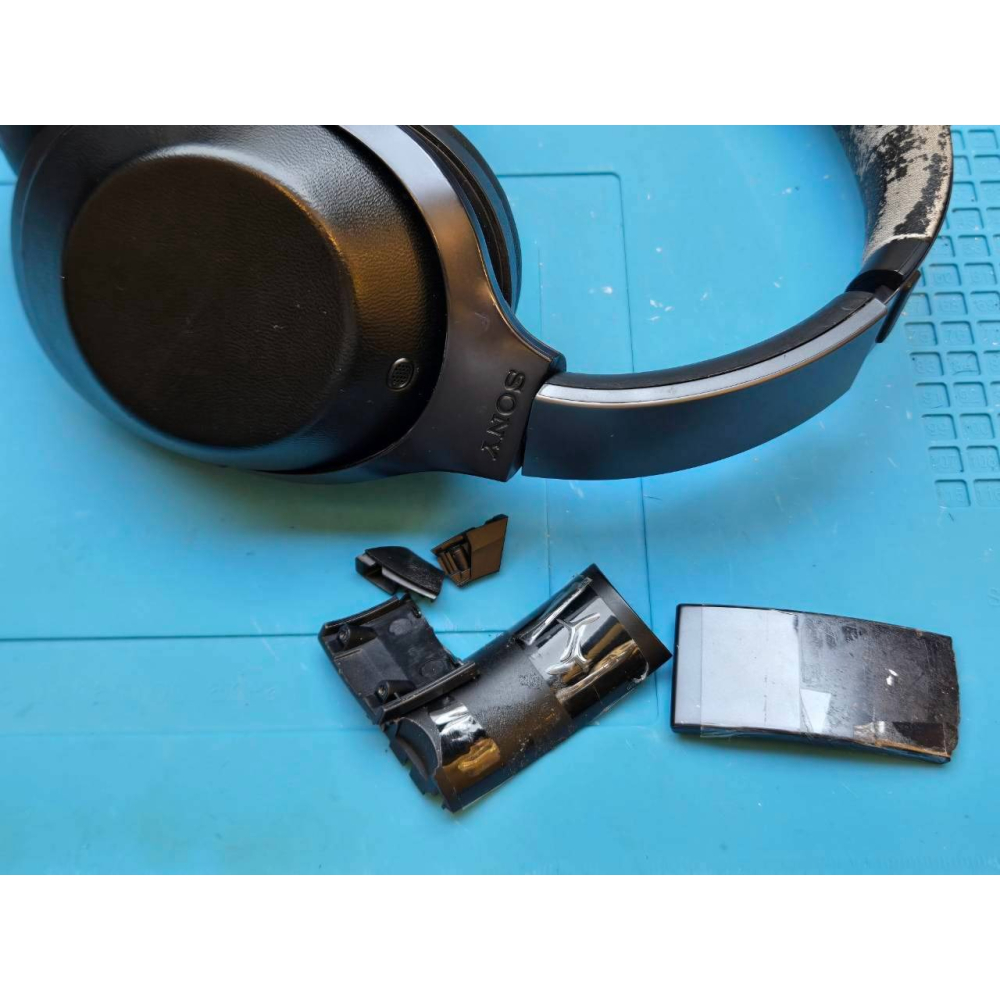 免費清潔🛁 索尼 SONY MDR-1000X耳罩式 電池更換 無聲音 頭樑 轉軸斷裂 續航差 喇叭更換 任何問題 維-細節圖5
