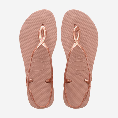 havaianas 哈瓦仕 巴西人字拖 官方唯一授權 女款涼鞋 Luna藕粉 4129697-3544