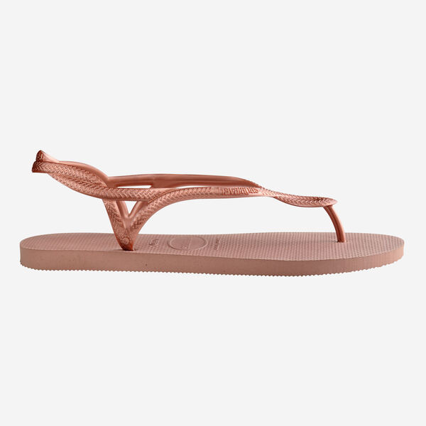 havaianas 哈瓦仕 巴西人字拖 官方唯一授權 女款涼鞋 Luna藕粉-細節圖3