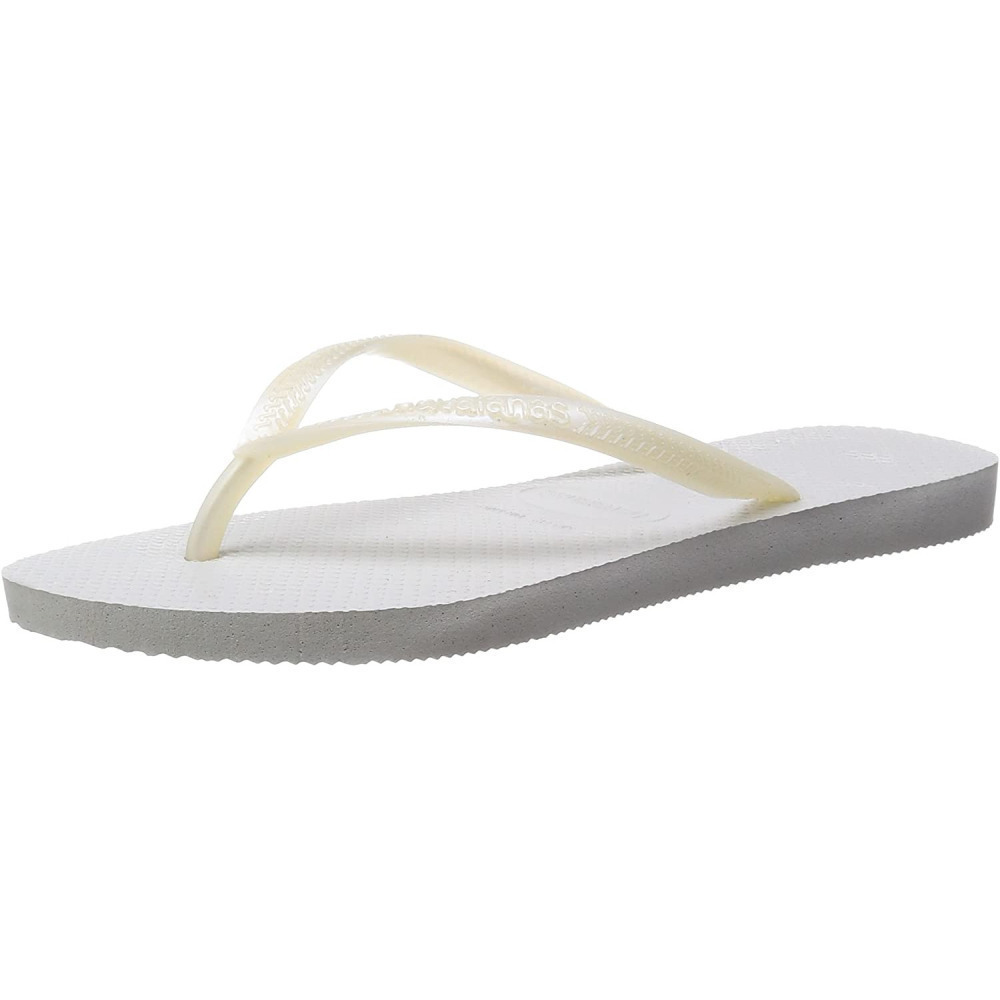 havaianas 哈瓦仕 巴西人字拖 官方唯一授權 女款 Slim白 4000030-0001-細節圖5
