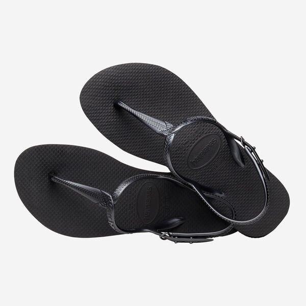 havaianas 哈瓦仕 巴西人字拖 官方唯一授權 女款涼鞋 T帶黑 234756-0090-細節圖4