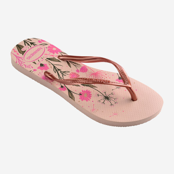 havaianas 哈瓦仕 巴西人字拖 官方唯一授權 女款 小花粉 232823-2022-細節圖3