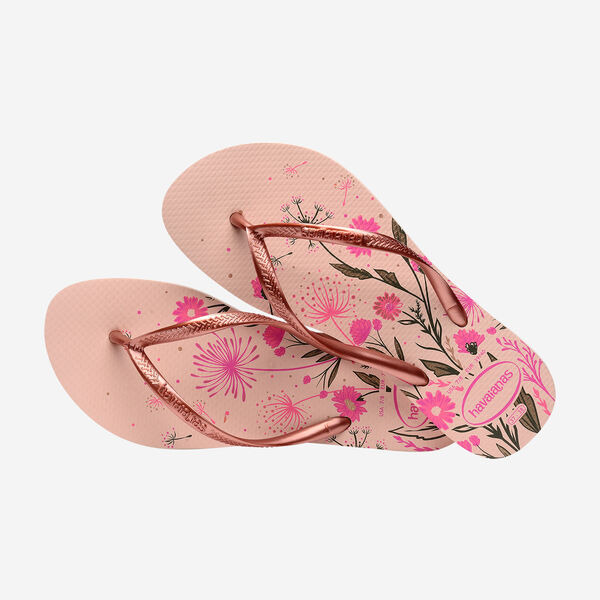 havaianas 哈瓦仕 巴西人字拖 官方唯一授權 女款 小花粉 232823-2022-細節圖4