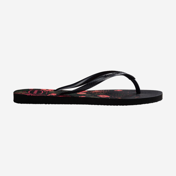 havaianas 哈瓦仕 巴西人字拖 官方唯一授權 女款 小花黑-細節圖2