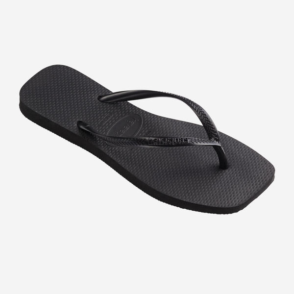 havaianas 哈瓦仕 巴西人字拖 官方唯一授權 女款 方形黑 238301-0090-細節圖3
