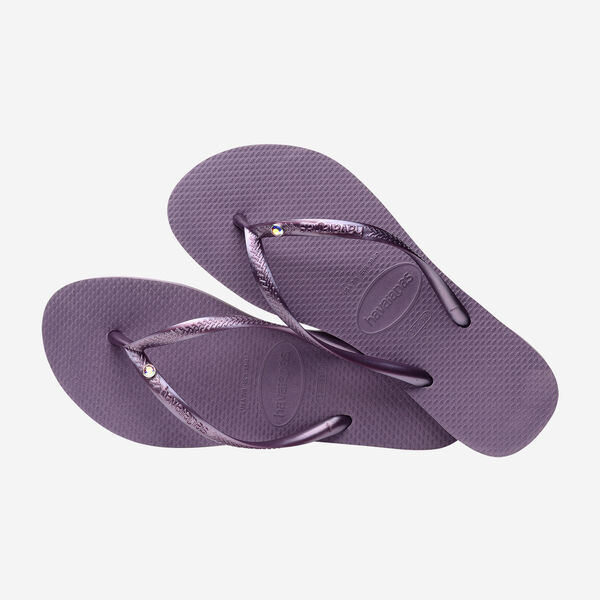 havaianas 哈瓦仕 巴西人字拖 官方唯一授權 女款 彩鑽紫 235651-1780-細節圖3