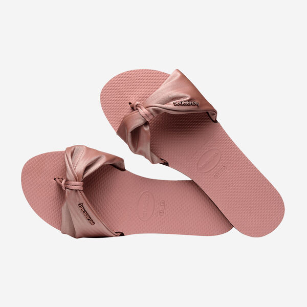 havaianas 哈瓦仕 巴西人字拖 官方唯一授權 女款 蝴蝶結粉 237973-3544-細節圖2