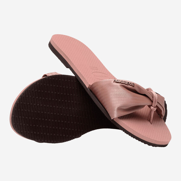 havaianas 哈瓦仕 巴西人字拖 官方唯一授權 女款 蝴蝶結粉 237973-3544-細節圖6