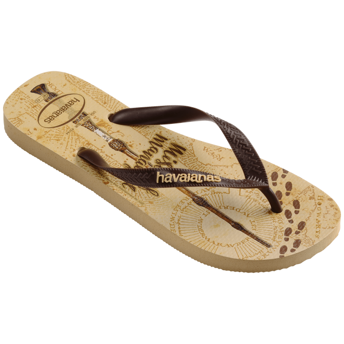 havaianas 哈瓦仕 巴西人字拖 官方唯一授權 男女款 哈利波特咖 231763-0570-細節圖4