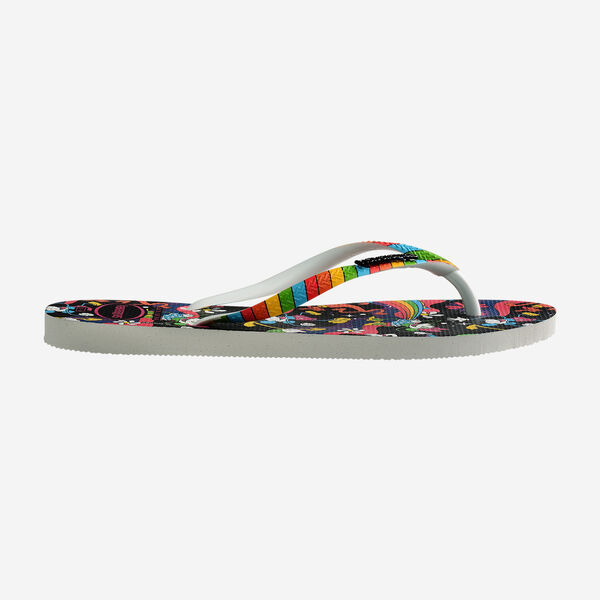 havaianas 哈瓦仕 巴西人字拖 官方唯一授權 女款 米妮彩黑 4147020-0198-細節圖4