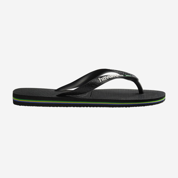 havaianas 哈瓦仕 巴西人字拖 官方唯一授權 男款 LOGO黑 4110850-1069-細節圖3