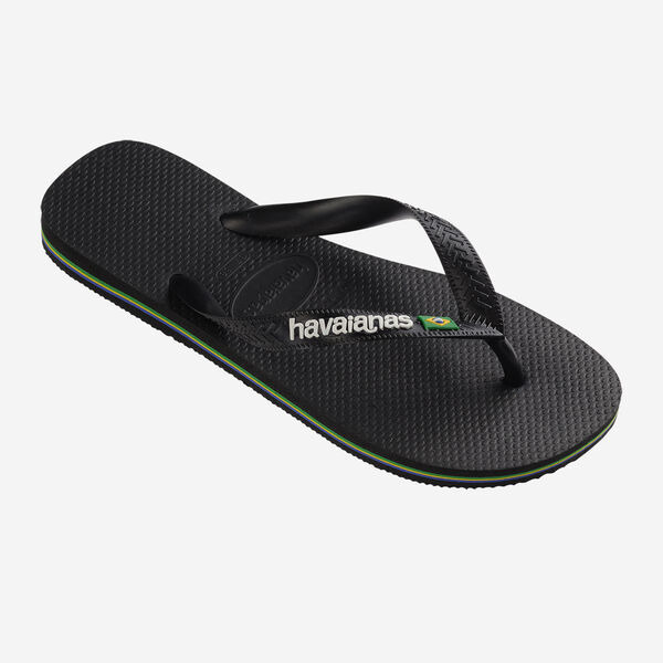 havaianas 哈瓦仕 巴西人字拖 官方唯一授權 男款 LOGO黑 4110850-1069-細節圖4