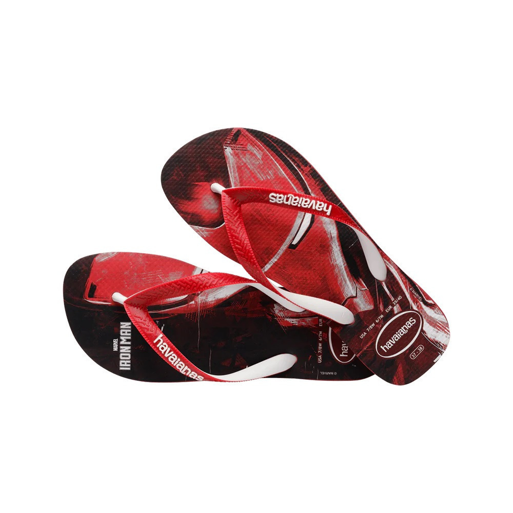 havaianas 哈瓦仕 巴西人字拖 官方唯一授權 男款 鋼鐵人 239511-3456-細節圖2