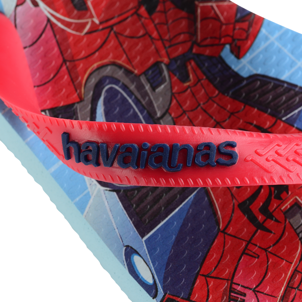 havaianas 哈瓦仕 巴西人字拖 官方唯一授權 童款 Q版蜘蛛人238300-2404-細節圖3