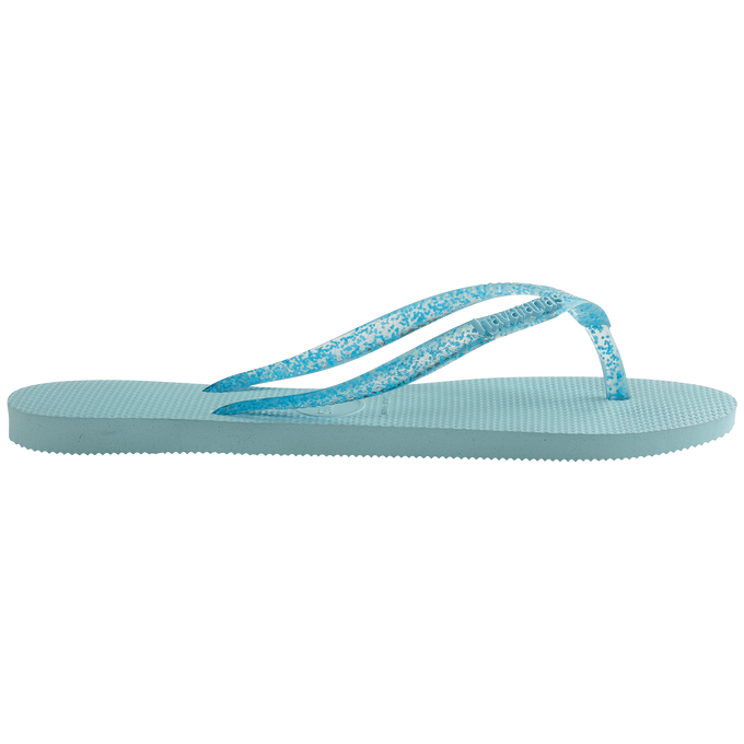 havaianas 哈瓦仕 巴西人字拖 官方唯一授權 女款 果凍亮粉藍-細節圖3