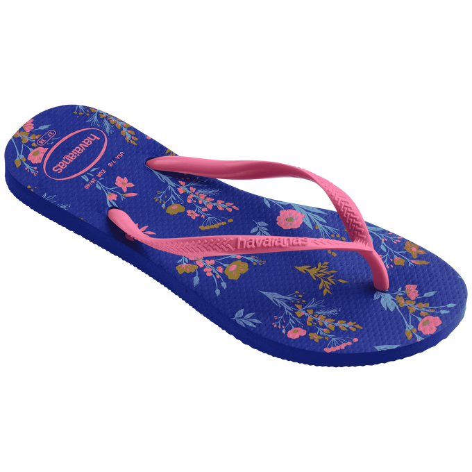 havaianas 哈瓦仕 巴西人字拖 官方唯一授權 女款 碎花籃-細節圖3