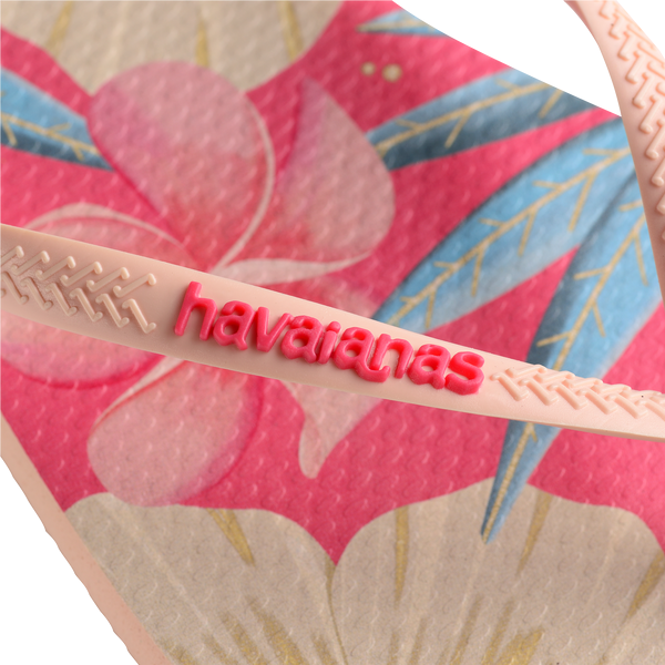 havaianas 哈瓦仕 巴西人字拖 官方唯一授權 女款 扶桑花粉 239848-9898-細節圖3