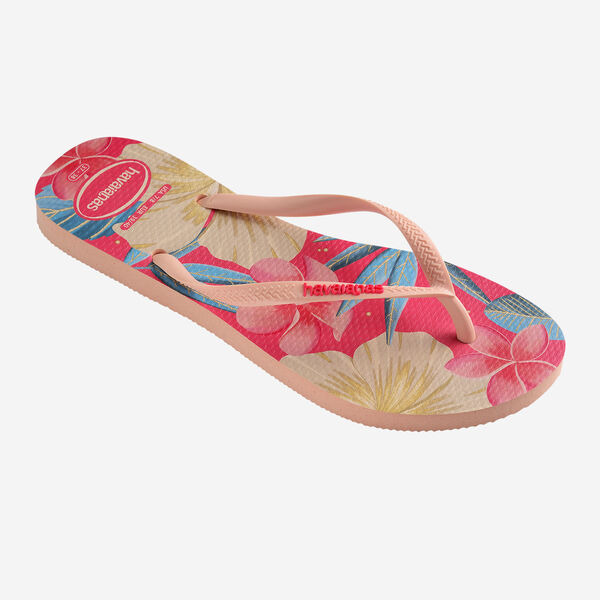 havaianas 哈瓦仕 巴西人字拖 官方唯一授權 女款 扶桑花粉 239848-9898-細節圖4