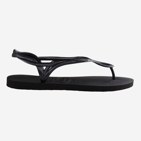 havaianas 哈瓦仕 巴西人字拖 官方唯一授權 女款涼鞋 Luna黑-細節圖5