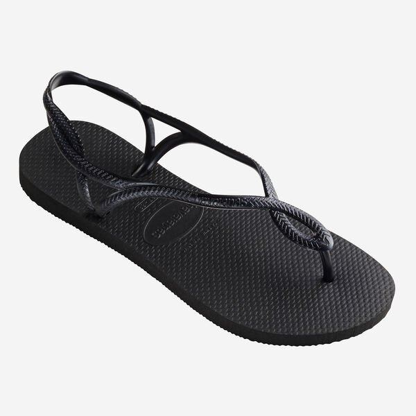 havaianas 哈瓦仕 巴西人字拖 官方唯一授權 女款涼鞋 Luna黑 4129697-0090-細節圖4