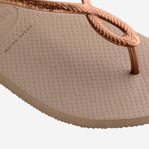 havaianas 哈瓦仕 巴西人字拖 官方唯一授權 女款涼鞋 Luna金 4129697-5282-細節圖3