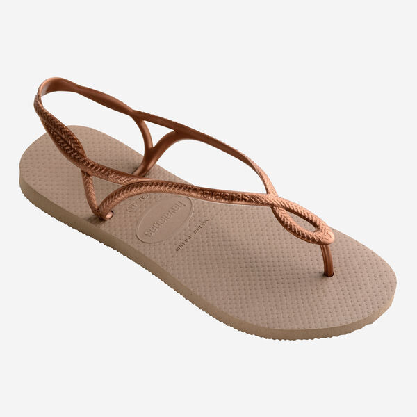 havaianas 哈瓦仕 巴西人字拖 官方唯一授權 女款涼鞋 Luna金 4129697-5282-細節圖4