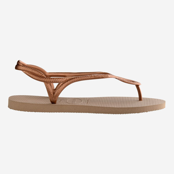 havaianas 哈瓦仕 巴西人字拖 官方唯一授權 女款涼鞋 Luna金 4129697-5282-細節圖5