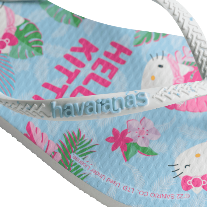 havaianas 哈瓦仕 巴西人字拖 官方唯一授權 童款 Kitty白0093-細節圖3