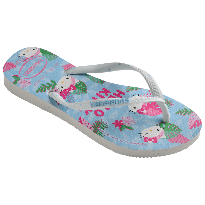 havaianas 哈瓦仕 巴西人字拖 官方唯一授權 童款 Kitty白0093-細節圖4