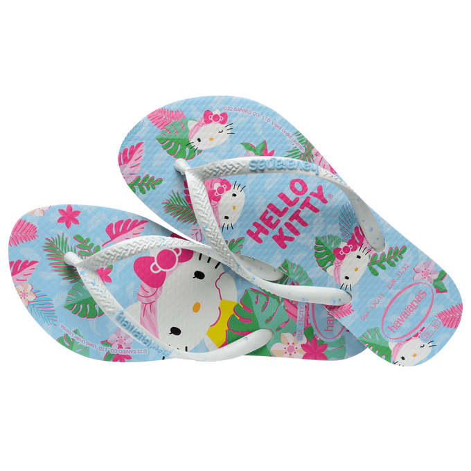 havaianas 哈瓦仕 巴西人字拖 官方唯一授權 童款 Kitty白235748-0093-細節圖2