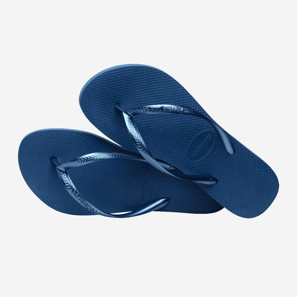 havaianas 哈瓦仕 巴西人字拖 官方唯一授權 女款厚款 2.5公分深藍234537-1803-細節圖3