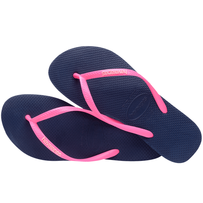 havaianas 哈瓦仕 巴西人字拖 官方唯一授權 女款 pop up 籃紫2484-細節圖2