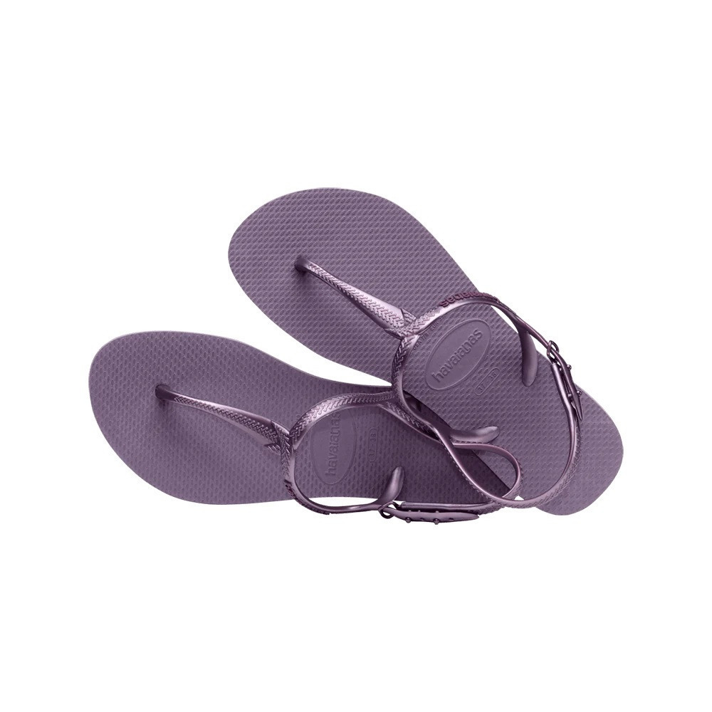 havaianas 哈瓦仕 巴西人字拖 官方唯一授權 女款涼鞋 T帶紫 234756-1780-細節圖3