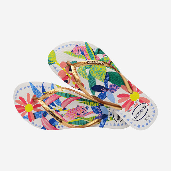 havaianas 哈瓦仕 巴西人字拖 官方唯一授權 女款 熱帶白 232111-0093-細節圖2