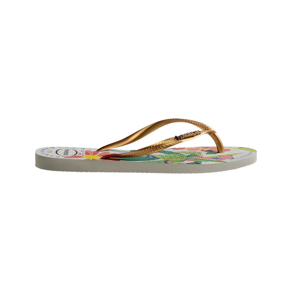 havaianas 哈瓦仕 巴西人字拖 官方唯一授權 女款 熱帶白 232111-0093-細節圖3