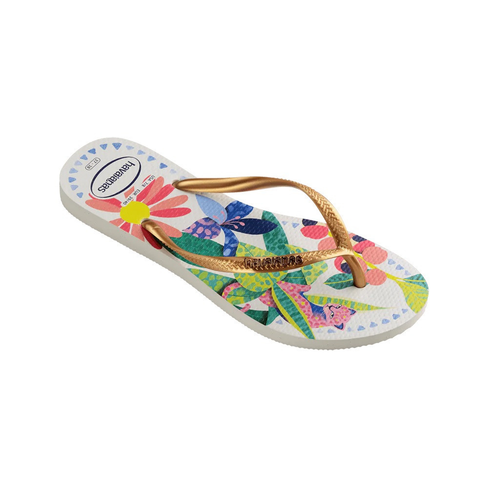 havaianas 哈瓦仕 巴西人字拖 官方唯一授權 女款 熱帶白 232111-0093-細節圖4