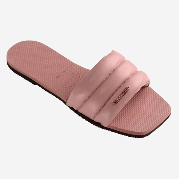 havaianas 哈瓦仕 巴西人字拖 官方唯一授權 女款 方形平口泡棉粉 238312-3544-細節圖3