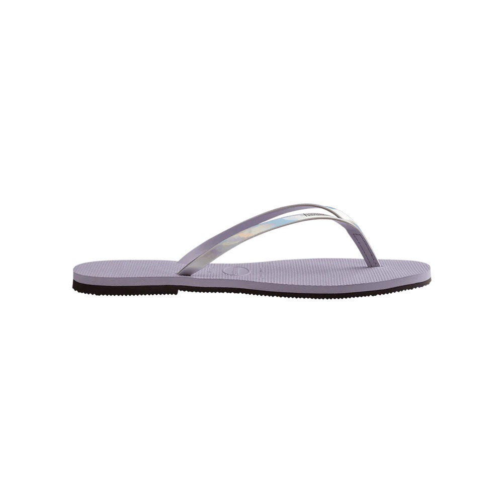 havaianas 哈瓦仕 巴西人字拖 官方唯一授權 女款 皮革艷彩紫225102-5251-細節圖4