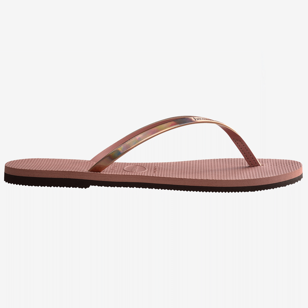 havaianas 哈瓦仕 巴西人字拖 官方唯一授權 女款 皮革粉金235102-3544-細節圖5