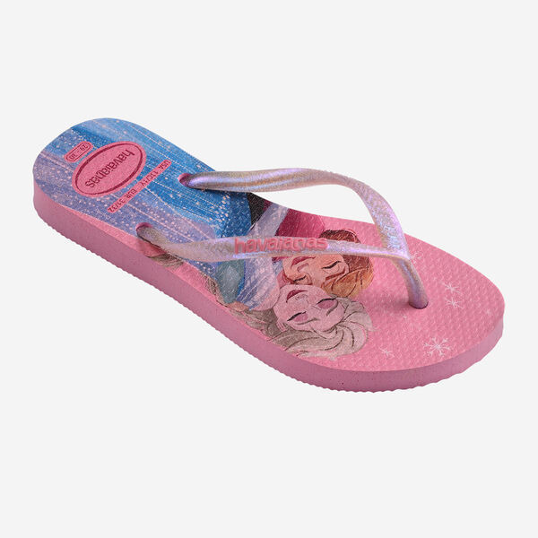 havaianas 哈瓦仕 巴西人字拖 官方唯一授權 童款 艾莎粉1749-細節圖3