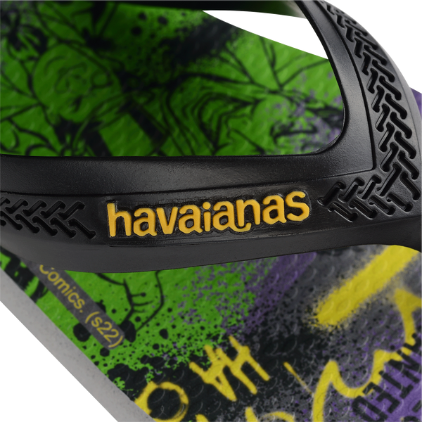 havaianas 哈瓦仕 巴西人字拖 官方唯一授權 童款 蝙蝠俠組合6808-細節圖5