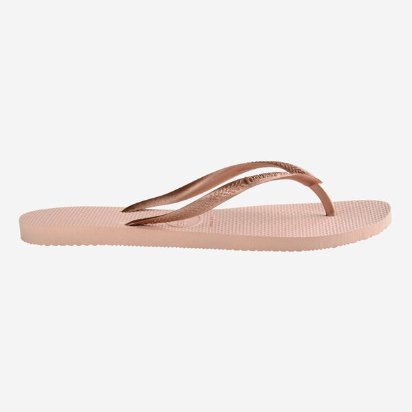 havaianas 哈瓦仕 巴西人字拖 官方唯一授權 女款slim粉金 4000030-0076-細節圖4
